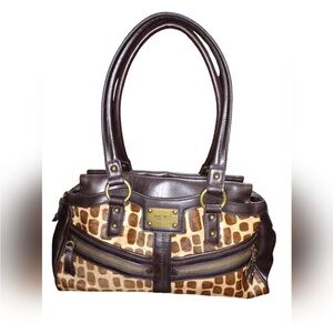 NINE WEST Animal Print Shoulder Bag